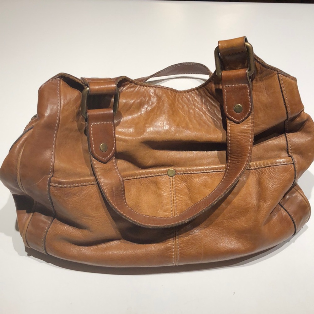 Banana Republic Brown Leather Shoulder Bag